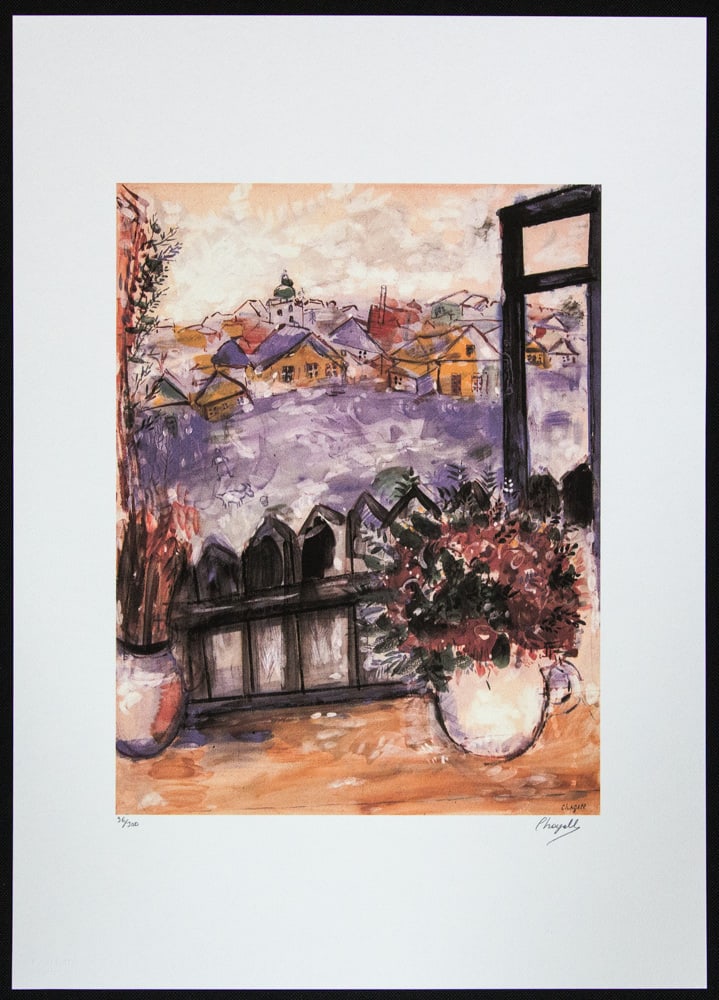 Marc Chagall 'View from the Window' - 2