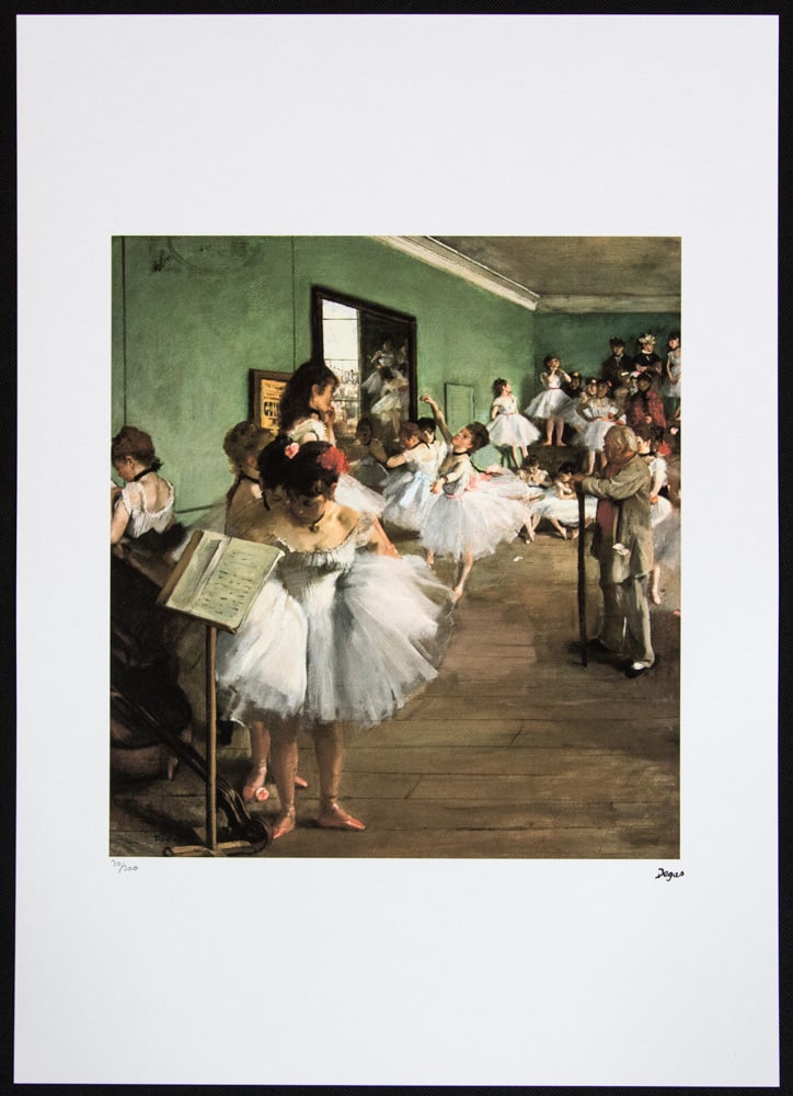 Edgar Degas 'The Dance Class' - 2