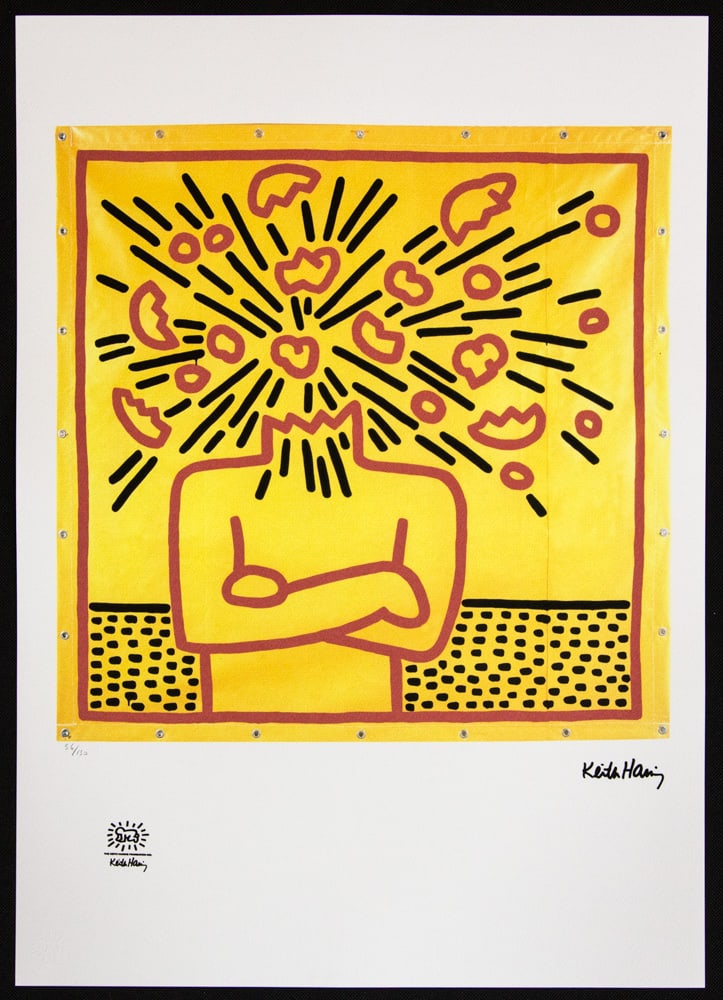 Keith Haring 'Exploding Head' - 2