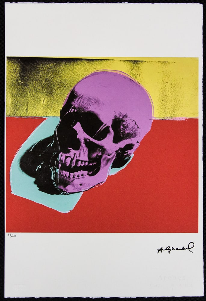 Andy Warhol 'Skull' - 2