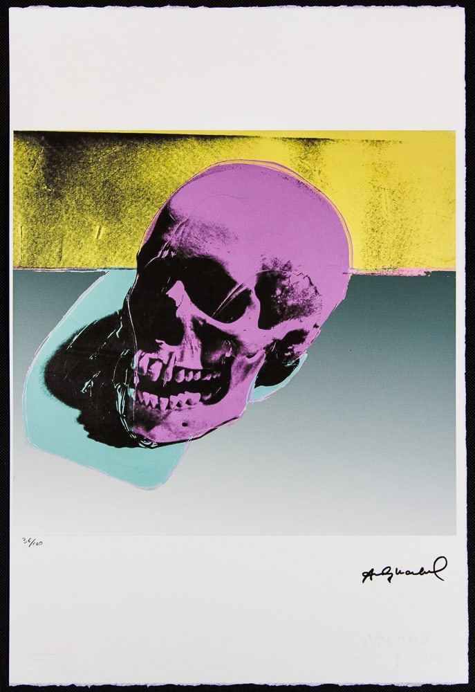Andy Warhol 'Skull' - 2