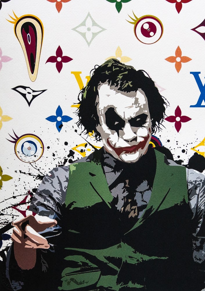 DEATH NYC SIGNED FINE ART PRINT W/COA: DEATH NYC Signed Fine Art Print with COA , DEATH NYC is a New York City-based street artist. Her pseudonym is an acronym for 'Don't Easily Abandon the Hope'. Print is blind stamped, comes with