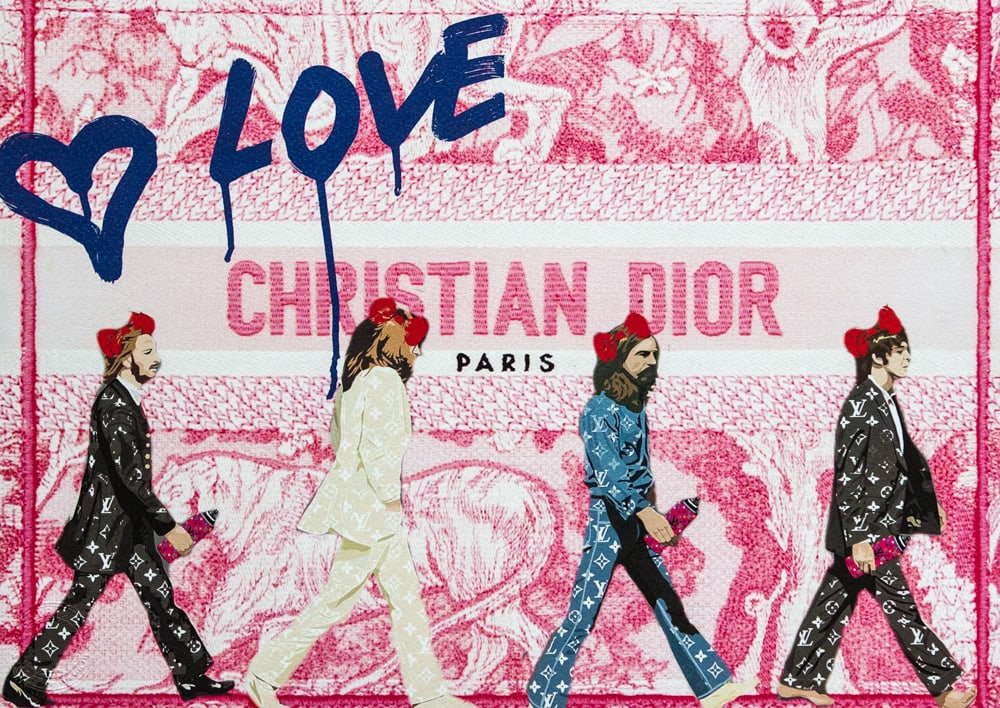 DEATH NYC SIGNED FINE ART PRINT W/COA: DEATH NYC Signed Fine Art Print with COA , DEATH NYC is a New York City-based street artist. Her pseudonym is an acronym for 'Don't Easily Abandon the Hope'. Print is blind stamped, comes with