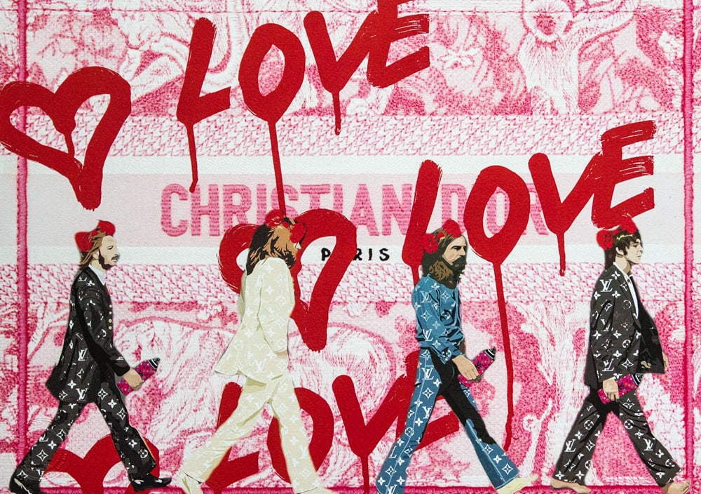 DEATH NYC SIGNED FINE ART PRINT W/COA: DEATH NYC Signed Fine Art Print with COA , DEATH NYC is a New York City-based street artist. Her pseudonym is an acronym for 'Don't Easily Abandon the Hope'. Print is blind stamped, comes with