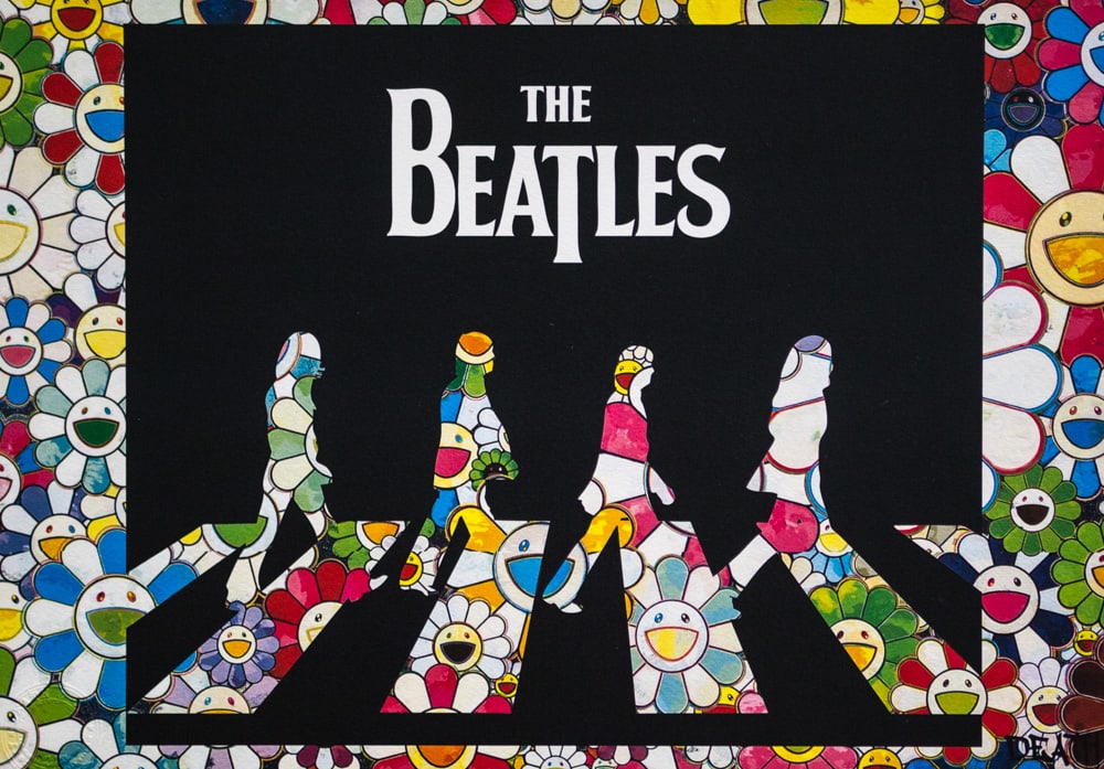 DEATH NYC SIGNED FINE ART PRINT W/COA: DEATH NYC Signed Fine Art Print with COA , DEATH NYC is a New York City-based street artist. Her pseudonym is an acronym for 'Don't Easily Abandon the Hope'. Print is blind stamped, comes with