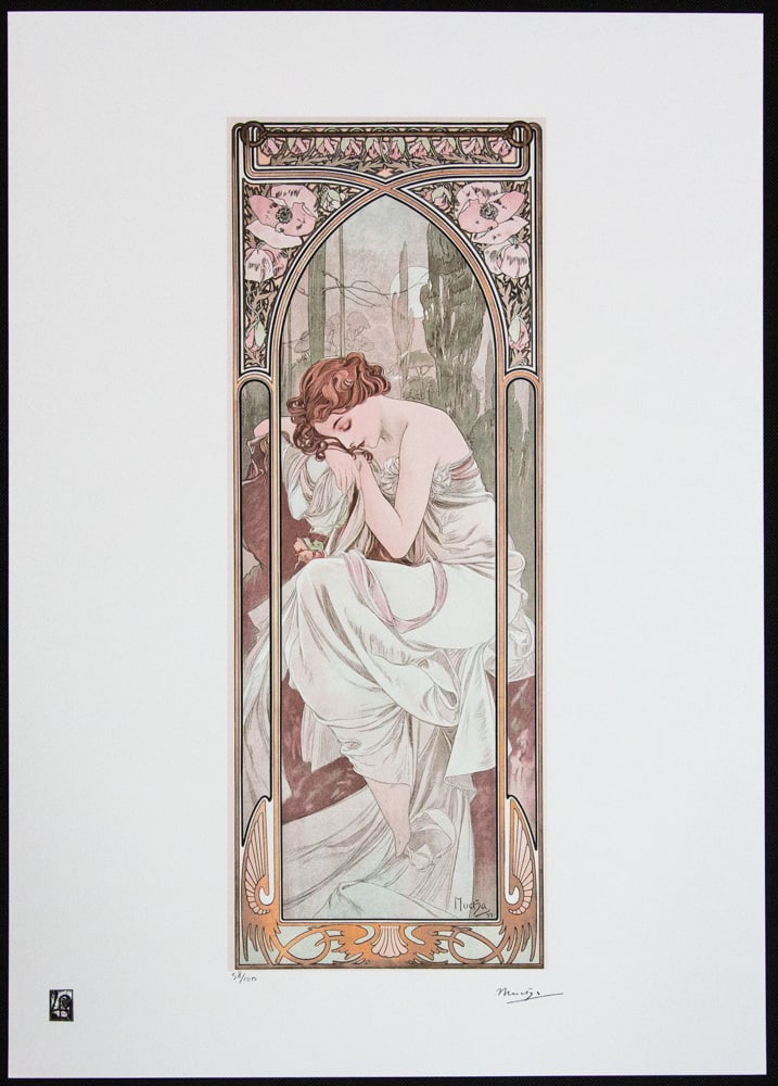 Alphonse Mucha 'Night's Rest' - 2