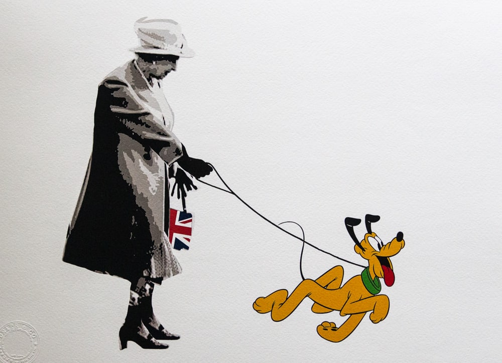 DEATH NYC SIGNED FINE ART PRINT W/COA: DEATH NYC Signed Fine Art Print with COA , DEATH NYC is a New York City-based street artist. Her pseudonym is an acronym for 'Don't Easily Abandon the Hope'. Print is blind stamped, comes with