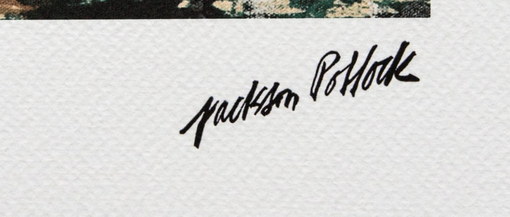 Jackson Pollock 'Composition with Red Strokes' - 3