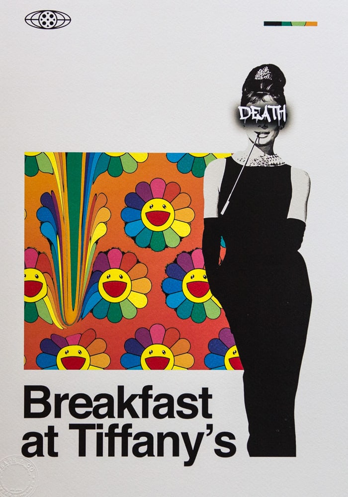 DEATH NYC SIGNED FINE ART PRINT W/COA: DEATH NYC Signed Fine Art Print with COA , DEATH NYC is a New York City-based street artist. Her pseudonym is an acronym for 'Don't Easily Abandon the Hope'. Print is blind stamped, comes with