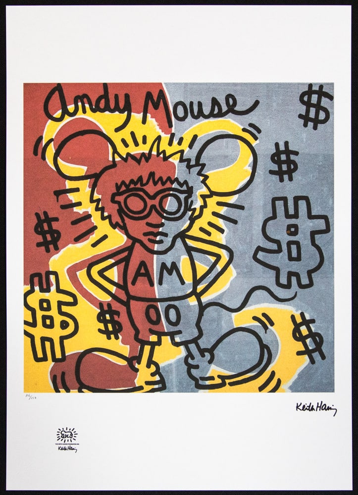 Keith Haring 'Andy Mouse' - 2