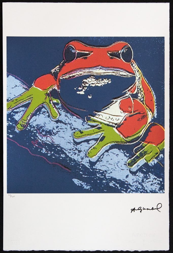 Andy Warhol 'Pine Barrens Tree Frog' - 2