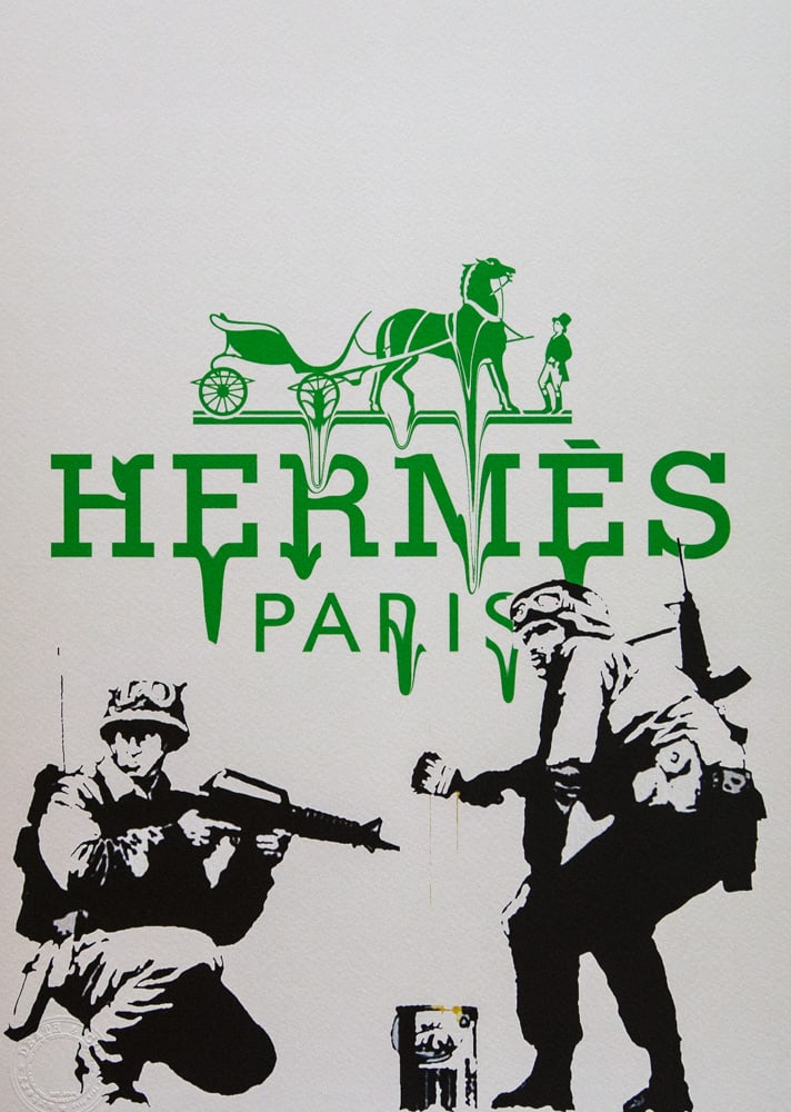 DEATH NYC SIGNED FINE ART PRINT W/COA: DEATH NYC Signed Fine Art Print with COA , DEATH NYC is a New York City-based street artist. Her pseudonym is an acronym for 'Don't Easily Abandon the Hope'. Print is blind stamped, comes with