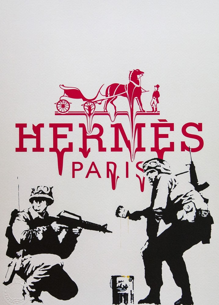 DEATH NYC SIGNED FINE ART PRINT W/COA: DEATH NYC Signed Fine Art Print with COA , DEATH NYC is a New York City-based street artist. Her pseudonym is an acronym for 'Don't Easily Abandon the Hope'. Print is blind stamped, comes with