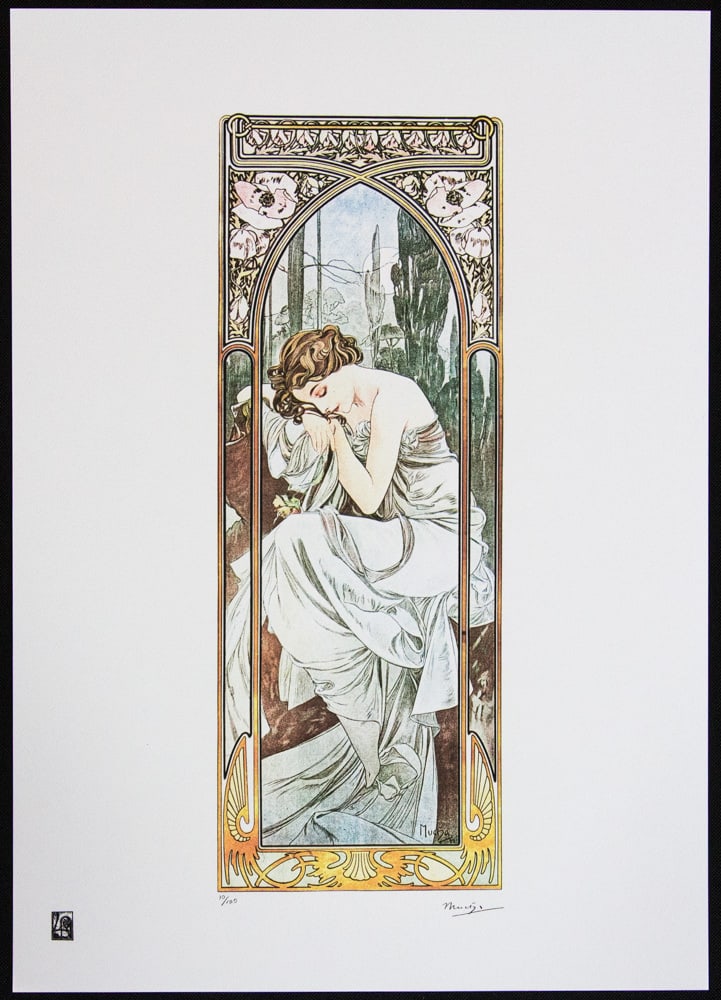 Alphonse Mucha 'Night's Rest' - 2
