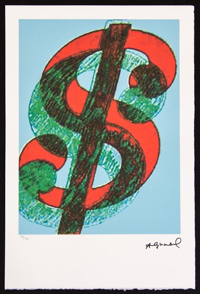 Andy Warhol 'Dollar Sign' - 2
