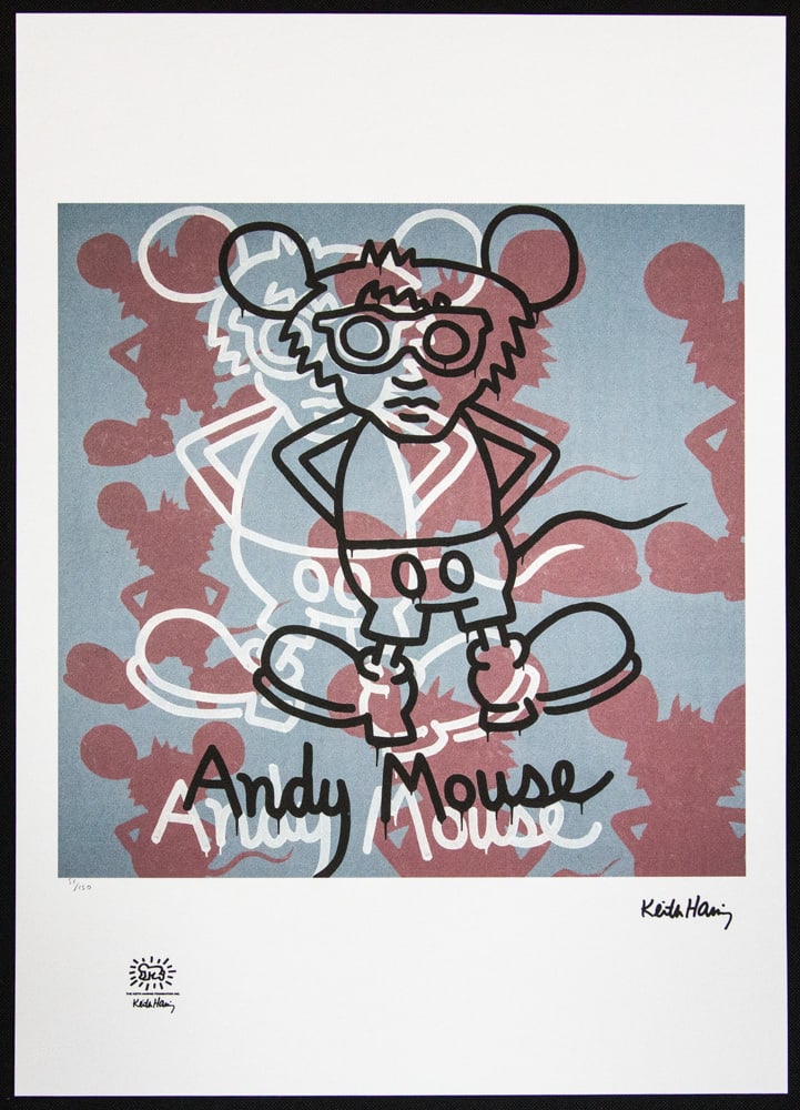 Keith Haring 'Andy Mouse' - 2
