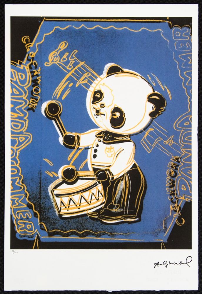 Andy Warhol 'Clockwork Panda' - 2
