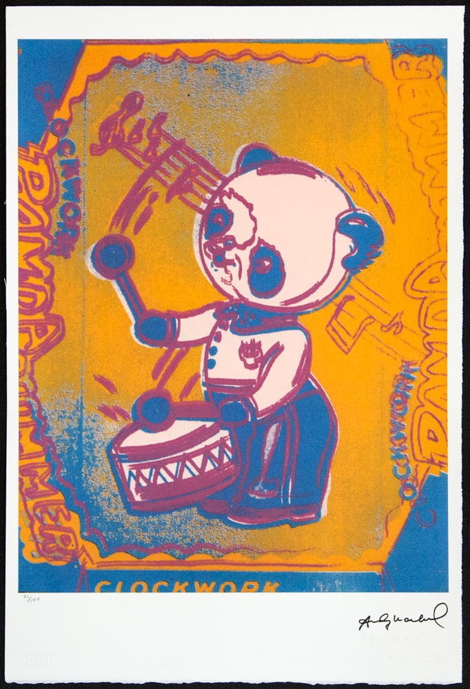 Andy Warhol 'Clockwork Panda' - 2