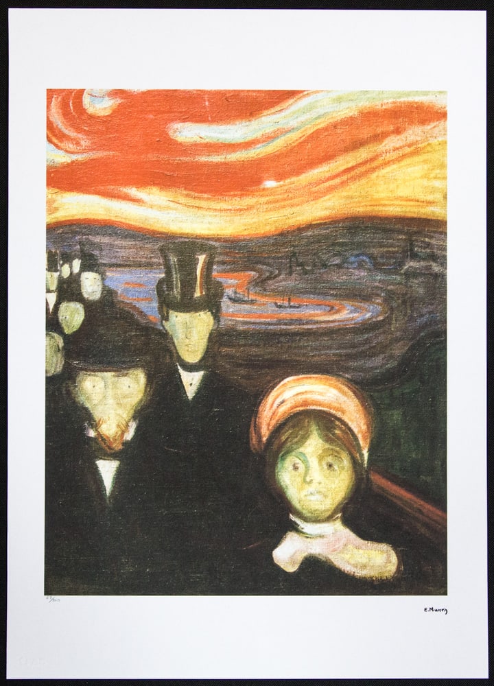 Edvard Munch 'Anxiety' - 2