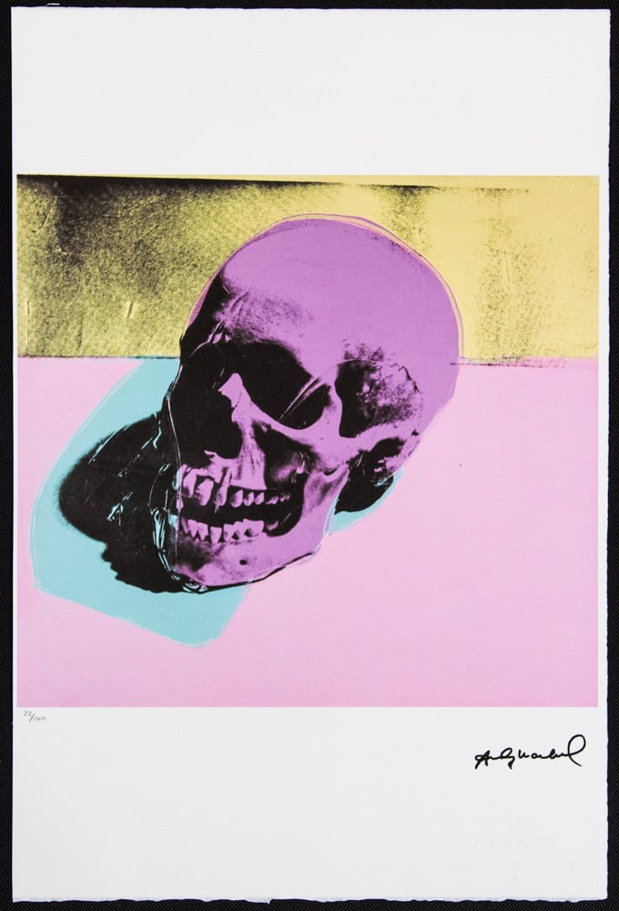 Andy Warhol 'Skull' - 2