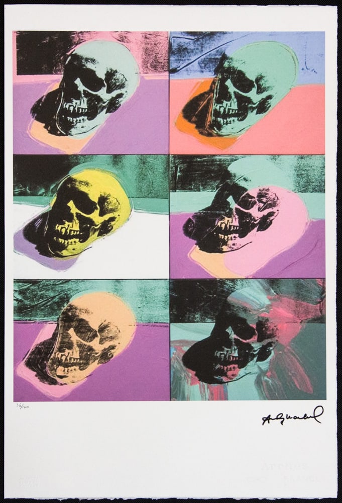 Andy Warhol 'Skull' - 2