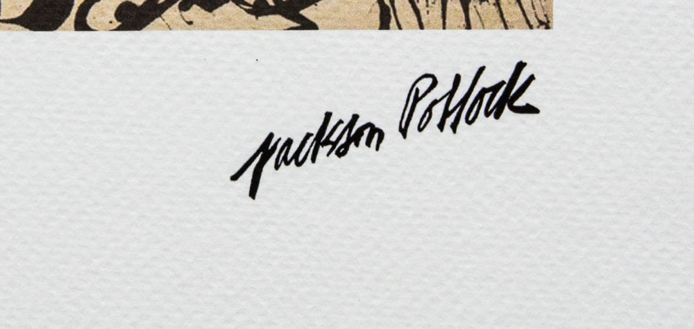 Jackson Pollock 'Echo: Number 25' - 3