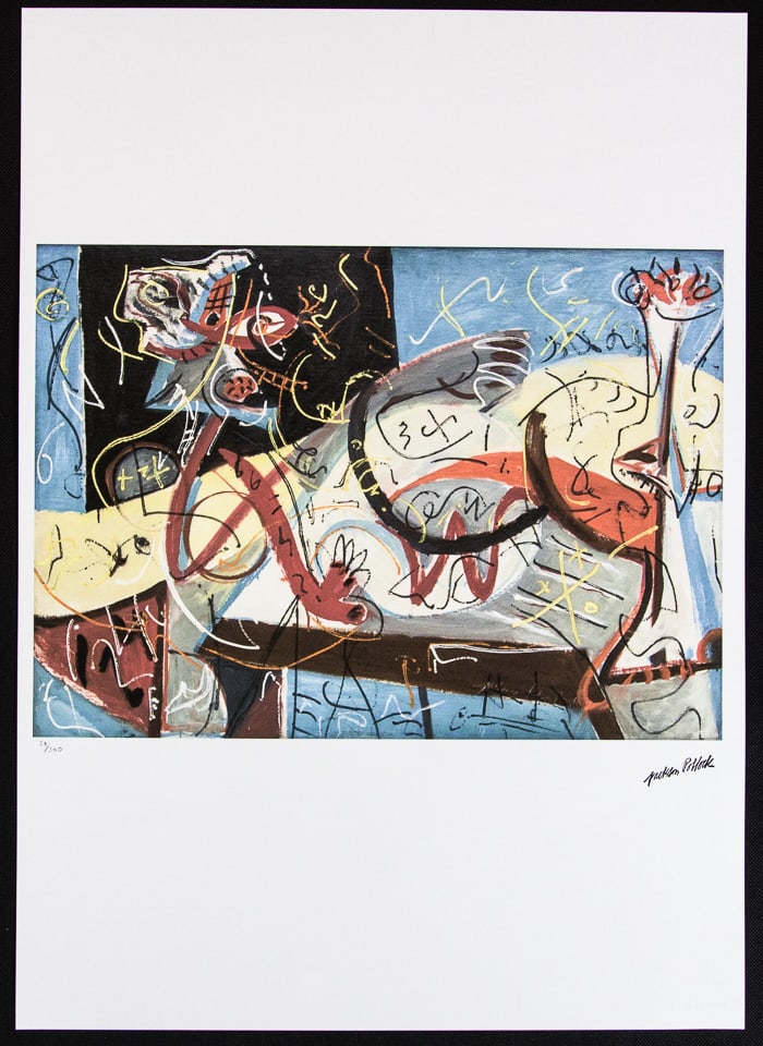 Jackson Pollock 'Stenographic Figure' - 2