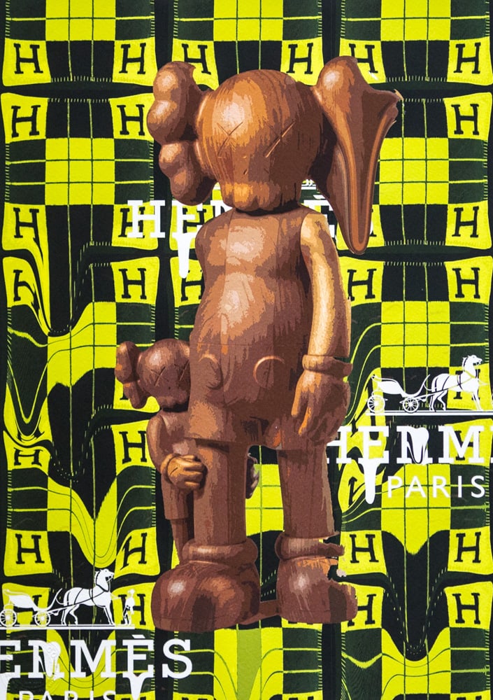 DEATH NYC SIGNED FINE ART PRINT W/COA: DEATH NYC Signed Fine Art Print with COA , DEATH NYC is a New York City-based street artist. Her pseudonym is an acronym for 'Don't Easily Abandon the Hope'. Print is blind stamped, comes with