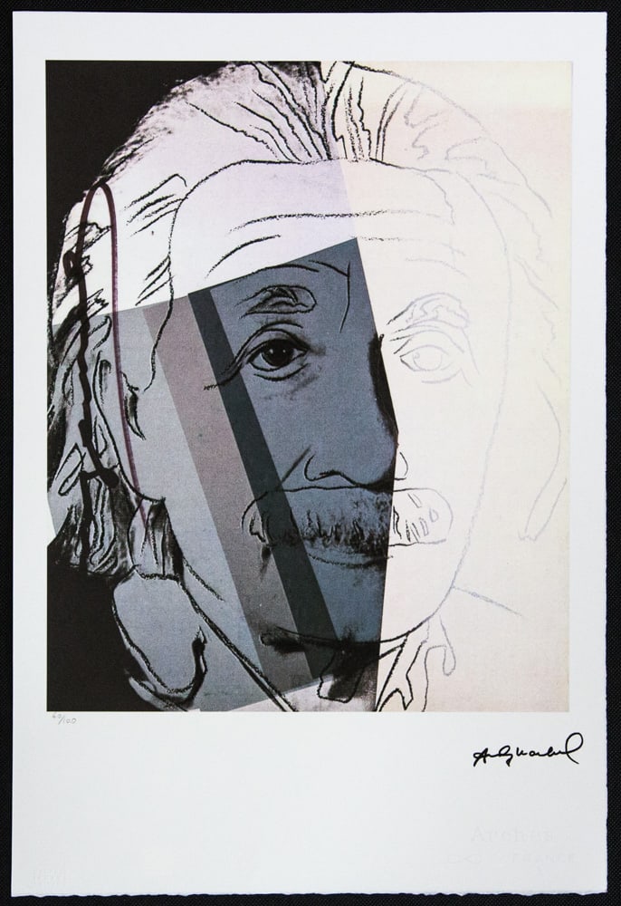 Andy Warhol 'Albert Einstein' - 2