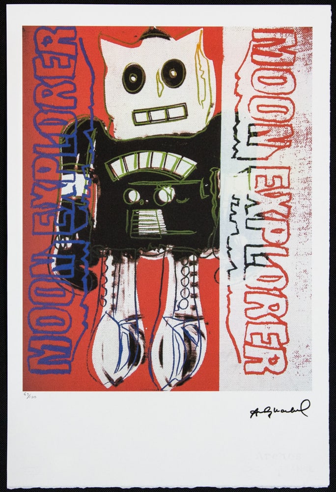 Andy Warhol 'Moon Explorer Robot' - 2