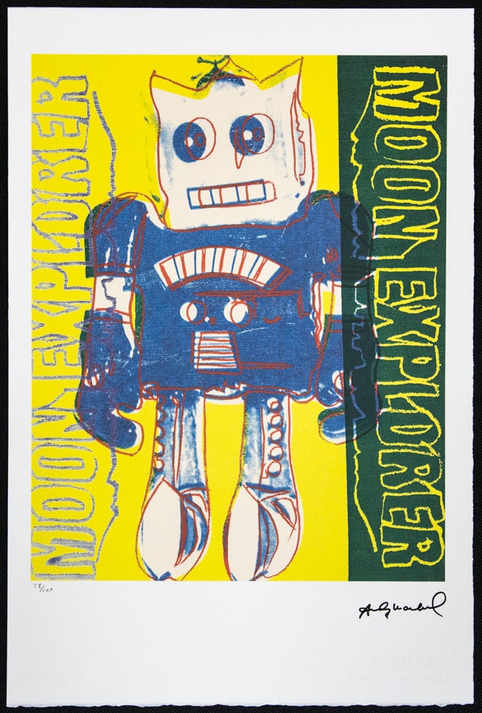 Andy Warhol 'Moon Explorer Robot' - 2