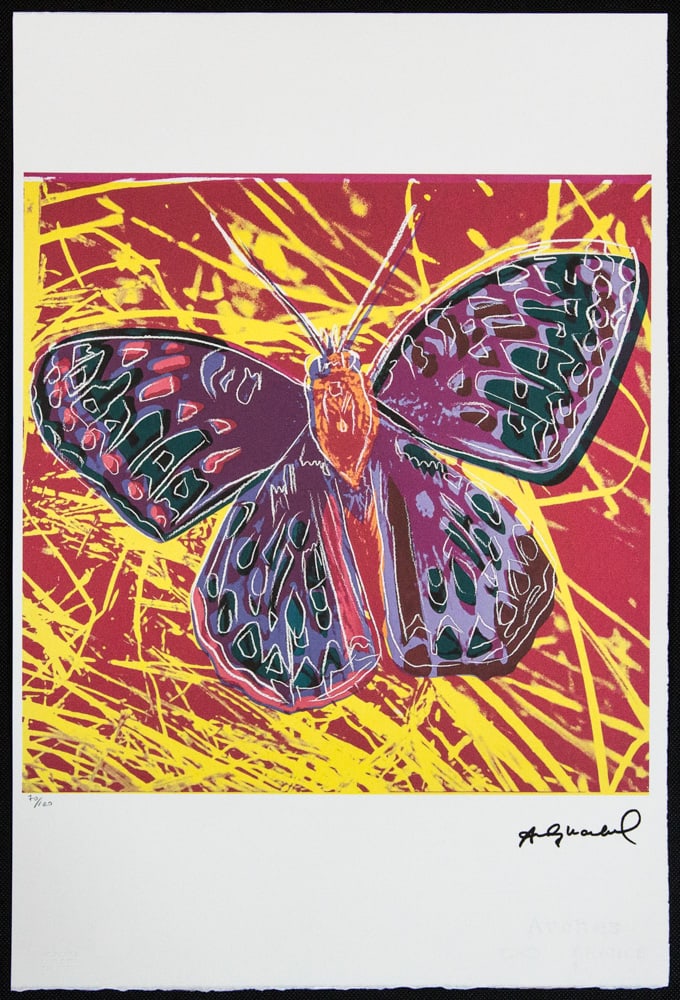 Andy Warhol 'Butterfly' - 2