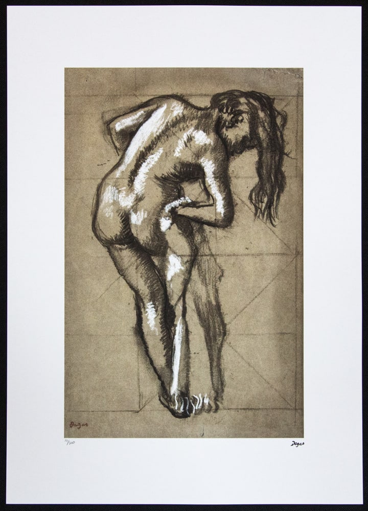 Edgar Degas 'After Bathing' - 2