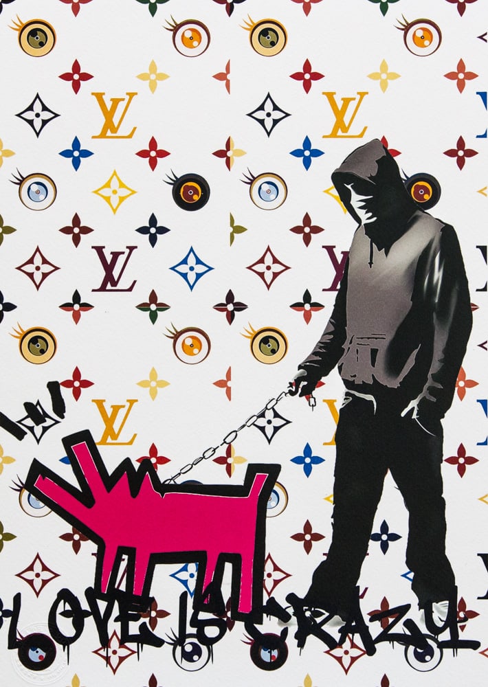 DEATH NYC SIGNED FINE ART PRINT W/COA: DEATH NYC Signed Fine Art Print with COA , DEATH NYC is a New York City-based street artist. Her pseudonym is an acronym for 'Don't Easily Abandon the Hope'. Print is blind stamped, comes with Certifi