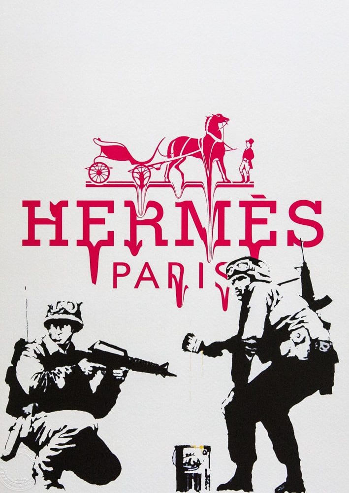 DEATH NYC SIGNED FINE ART PRINT W/COA: DEATH NYC Signed Fine Art Print with COA , DEATH NYC is a New York City-based street artist. Her pseudonym is an acronym for 'Don't Easily Abandon the Hope'. Print is blind stamped, comes with