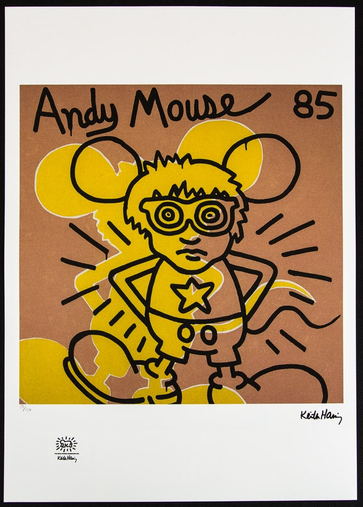 Keith Haring 'Andy Mouse' - 2