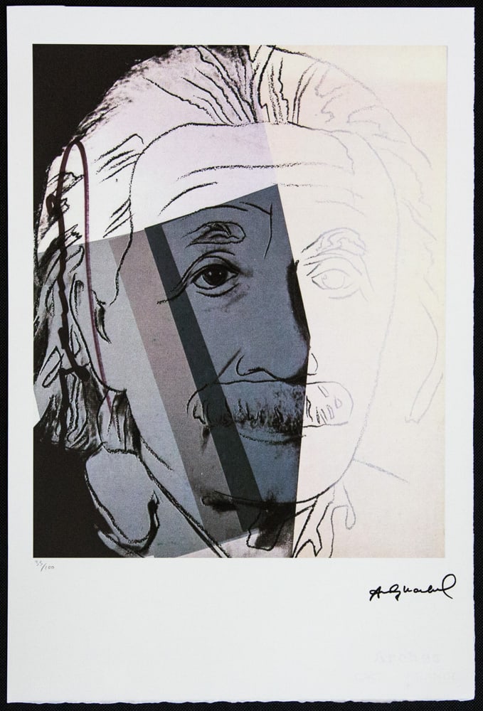 Andy Warhol 'Albert Einstein' - 2