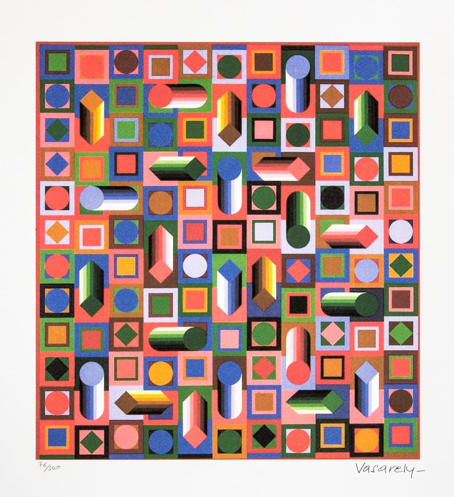 Victor Vasarely 'Hyram Prism' (1 of 5)