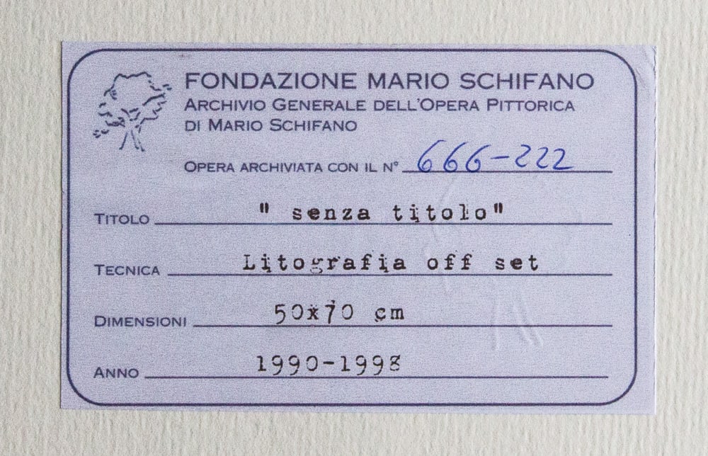 Mario Schifano 'Albero' - 6