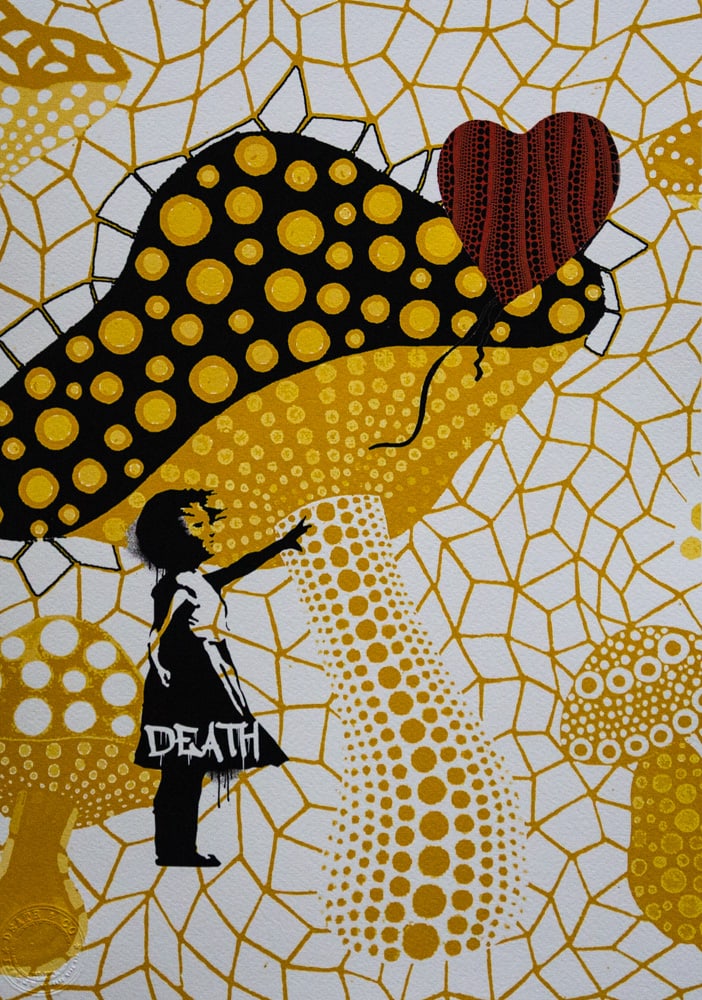 DEATH NYC SIGNED FINE ART PRINT W/COA (1 of 5)