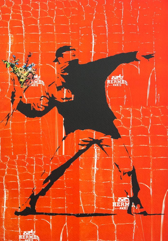 DEATH NYC SIGNED FINE ART PRINT W/COA: DEATH NYC Signed Fine Art Print with COA , DEATH NYC is a New York City-based street artist. Her pseudonym is an acronym for 'Don't Easily Abandon the Hope'. Print is blind stamped, comes with