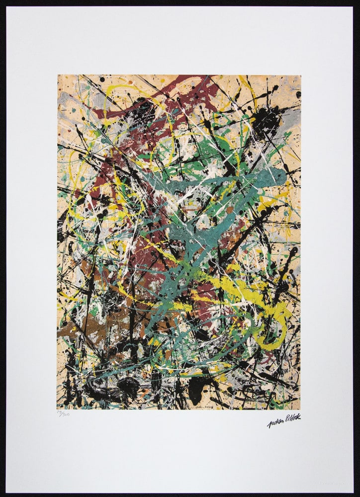 Jackson Pollock 'Number 16' - 4