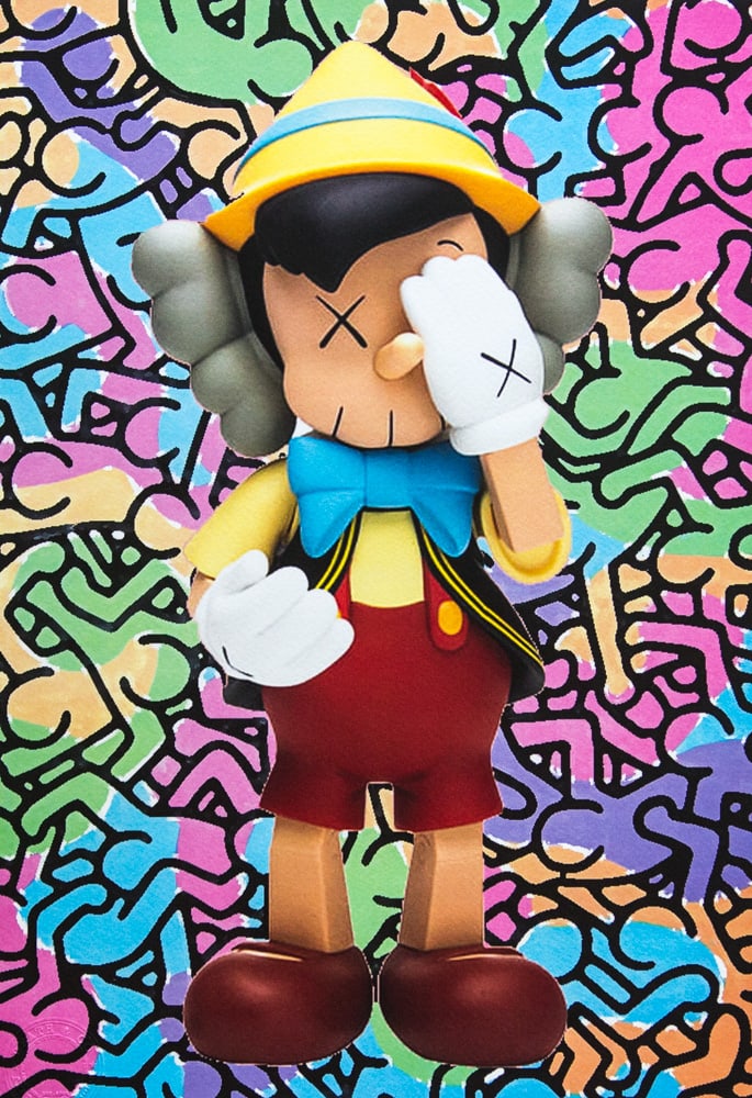 DEATH NYC SIGNED FINE ART PRINT W/COA: DEATH NYC Signed Fine Art Print with COA , DEATH NYC is a New York City-based street artist. Her pseudonym is an acronym for 'Don't Easily Abandon the Hope'. Print is blind stamped, comes with Certifi