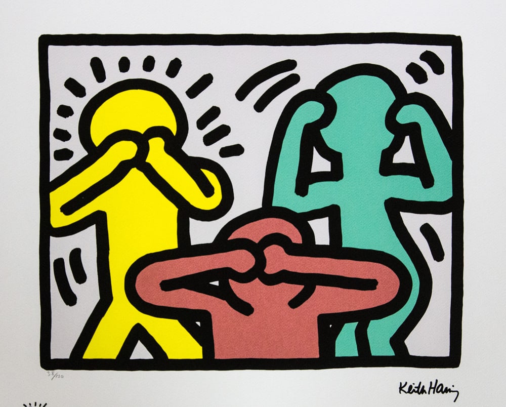 Keith Haring, Untitled (1 of 5)