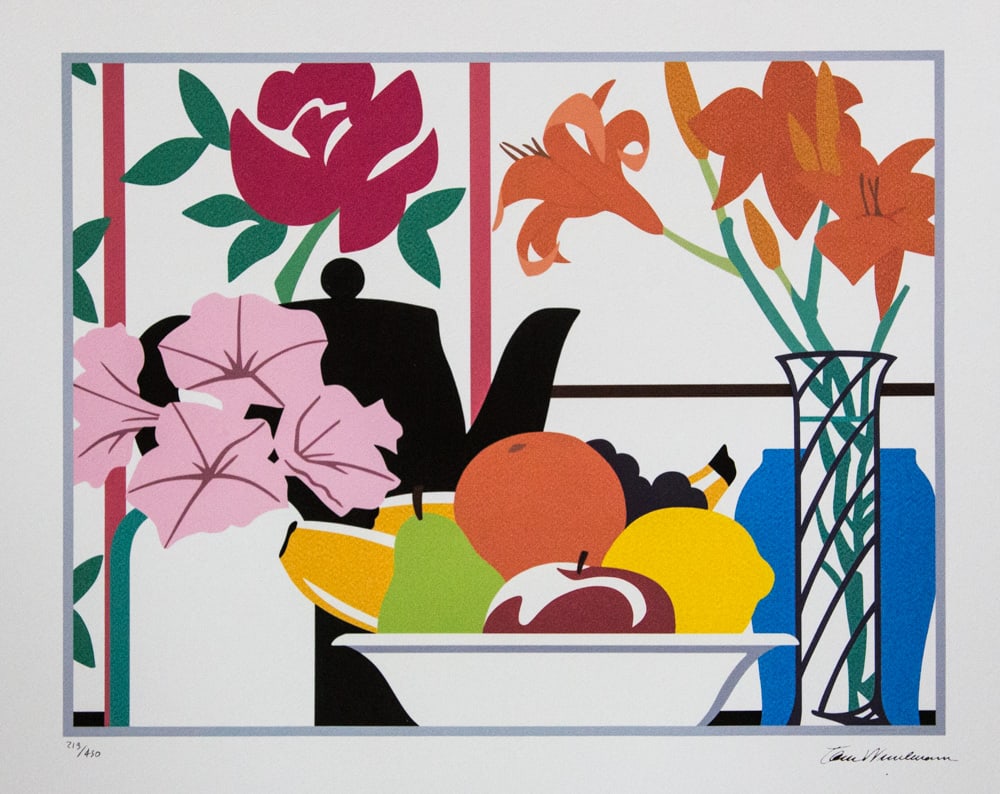 Tom Wesselmann 'Still Life': Tom Wesselmann (after) 'Still Life' offset lithography, limited edition of 450, sheet size 50 x 70 cm, plate signed bottom right, numbered with pencil bottom left 219/450, cotton paper, bottom right