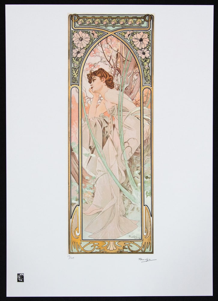 Alphonse Mucha 'Evening Contemplation' - 2