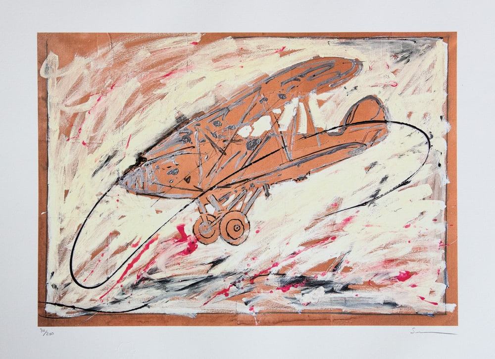 Mario Schifano 'Biplane' (1 of 6)