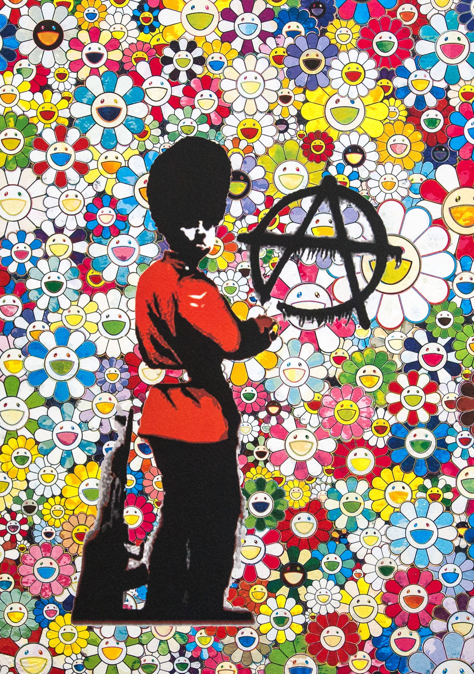 DEATH NYC SIGNED FINE ART PRINT W/COA: DEATH NYC Signed Fine Art Print with COA , DEATH NYC is a New York City-based street artist. Her pseudonym is an acronym for 'Don't Easily Abandon the Hope'. Print is blind stamped, comes with