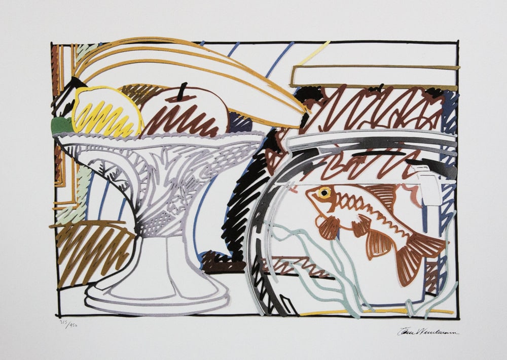 Tom Wesselmann 'Still Life': Tom Wesselmann (after) 'Still Life' offset lithography, limited edition of 450, sheet size 50 x 70 cm, plate signed bottom right, numbered with pencil bottom left 315/450, cotton paper, bottom right