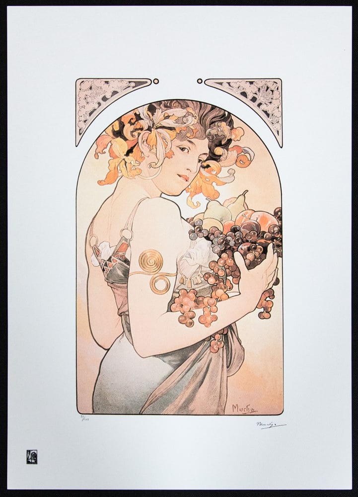 Alphonse Mucha 'Fruit' - 2
